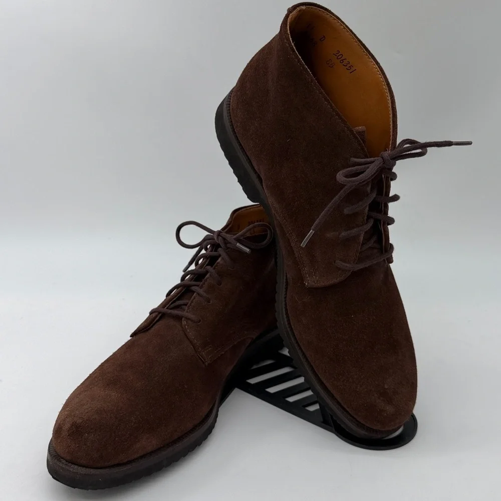 Cole Haan Roundhill Grand Waterproof Chukka Boots Brown Suede Men's Size 11D